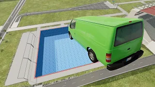 Cars Jumping In Pools | BeamNG Drive | DriverGSR