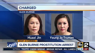 Massage parlor employees arrested for prostitution in Glen Burnie