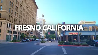 Exploring Downtown Fresno, California USA Walking Tour