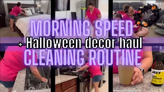 SPEED CLEANING MOTIVATION 2022 | MORNING CLEANING ROUTINE | HALLOWEEN DECOR HAUL | Melissa's House