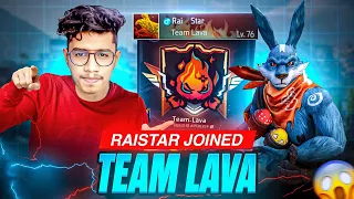 Finally Raistar Joined Team Lava 😱 1V3 Guild Test | Freefire Malayalam