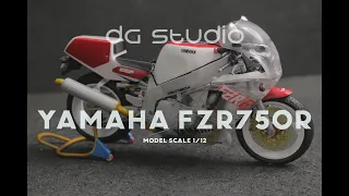 I BUILD YAMAHA FZR750R OW01 MODEL SCALE 1/12 ❗️❗️❗️