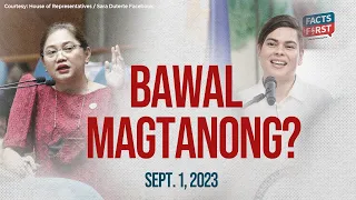 VP Sara budget pwede ba silipin?