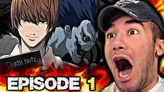 FIRST TIME REACTION to DEATH NOTE !!