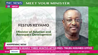 WATCH: Festus Keyamo, Dave Umahi Sworn In As Ministers In President Tinubu's Cabinet