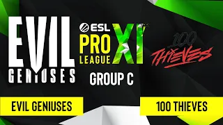 CS:GO - Evil Geniuses vs. 100 Thieves [Nuke] Map 3 - ESL Pro League Season 11 - Group C