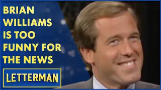 Brian Williams Is Too Funny To Do The News | Letterman