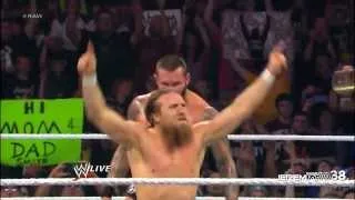 Randy Orton RKO on Daniel Bryan - Raw - August 5, 2013