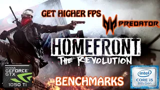 [PC] Best Settings  for Homefront: The Revolution Benchmark#22  - Nvidia Geforce GTX 1050ti