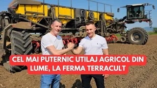 Cel mai puternic utilaj agricol din lume, la ferma Terracult