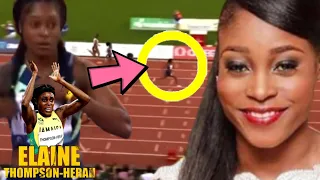 Elaine Thompson Herah "Reacts" After Her 100M Race WIN In Zurich Diamond League Final