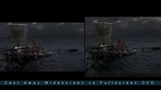 Storm scene | Cast Away | Widescreen vs Fullscreen DVD