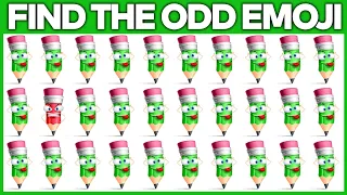 HOW GOOD ARE YOUR EYES #16 - Find The Odd Emoji Out - Emoji Puzzle Quiz