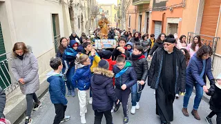 Sant'Antonio 2024 a Ferla(Sr),Benedizione degli animali e processione di Sant'Antunieddu