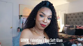 GRWM: Valentine’s Day Soft Glam x Red Lip l Nika Gere’