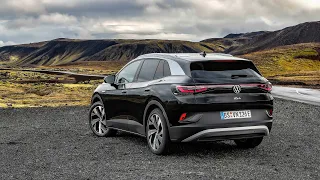 Полноприводный электрический кроссовер 2023 Volkswagen ID.4 Pro 4MOTION.Review.Specs.Interior.Price.