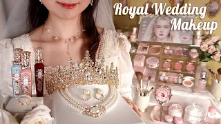 ASMR Royal Wedding Makeup & Styling👑