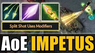 1 Hit = Quadruple Impetus [Split Shot uses Modifiers + Psi Blades] Dota 2 Ability Draft