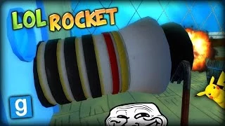 THE GIANT TROLL ROCKET STUCK IN THE WALL - GMOD Funny Moments (w/ VanossGaming, H2O and Friends)