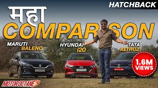 2022 Maruti Baleno vs Tata ALTROZ vs Hyundai i20 - MAHA COMPARISON