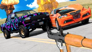 CARHUNT But With ROCKET LAUNCHERS in BeamNG Drive Mods!