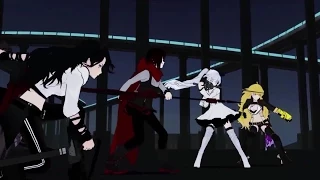 "Painting The Town" RWBY Volume 2 Fight Scene - Team RWBY, Sun & Neptune vs Roman - with Score Only
