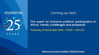 The quest for inclusive political participation in Africa: Trends, challenges and prospects