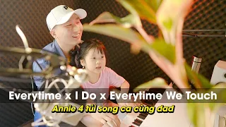 English HIT songs by Dad and 4-year-old Annie