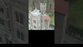 Castle in Slovenia with drone #shorts