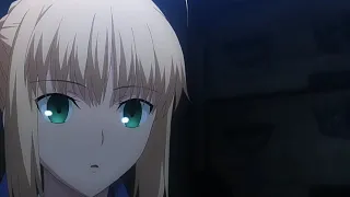 Shirou blushing to saber  - Dub