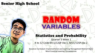 Random Variables SHS Statistics and Probability Q3W1