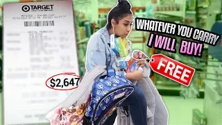 ANYTHING YOU CAN CARRY I'LL BUY IT CHALLENGE !!!(GIRLFRIEND)