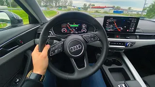 Audi A4 B9 Facelifting [2.0 35 TFSI 150 HP] | Test Drive #116 | POV Driver. TV