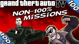 GTA IV - ALL Non-100% Missions / Activities [100% Walkthrough]