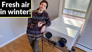 I built the best DIY heat recovery ventilator I’ve seen on YouTube