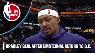 'I FEEL SO GRATEFUL!' - 🥹 Bradley Beal after his return to Washington with the Suns | NBA on ESPN