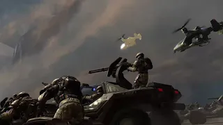 Halo Reach - Cutscene #9 - Tip of the Spear Opening - The Master Chief Collection