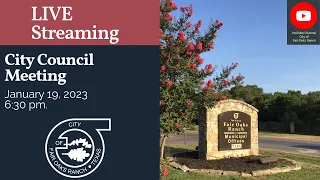 January 19, 2023 - City of Fair Oaks Ranch City Council Meeting