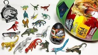 NEW MINI DINOSAURS! Jurassic World Camp Cretaceous Mega Egg Surprise Clash Edition!