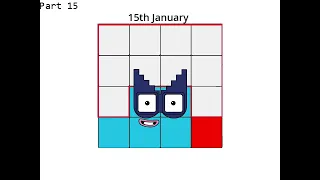 DATEBLOCKS JANUARY MAP - 30/31 ENTRIES COMPLETE