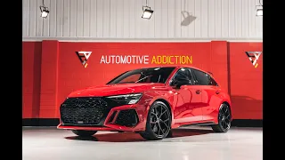 2022 Audi RS3 8Y Sportback 2.5TFSI | Carbon Black | Delivery Miles For Sale at Automotive Addiction