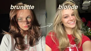 blondes have more fun...right? *HAIR TRANSFORMATION*