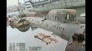 подъем затонувшей атомной подводной лодки пр. 670 скат камчатка 1997г Автор видео Александр Шкребка
