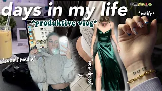 days in my life vlog *productiv* 💅🏻| müller Haul, nägel machen, produktivität