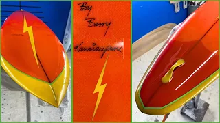 1974 Barry Kanaiaupuni Lightning Bolt, a job I wont soon forget.