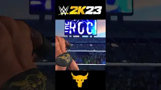 "Titanic Ink: The Rock's Epic WWE 2K23 Entrance with Fresh Tattoos!"