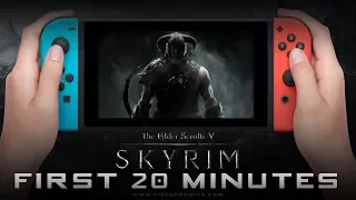 Skyrim (Nintendo Switch) | First 20 Minutes of Gameplay