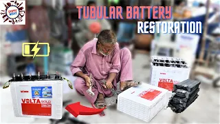 How To Restore Dead Solar Tubular Battery || Tubular Battery Dead