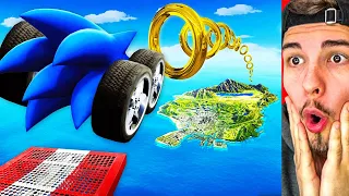 GTA 5 - SONIC AUTOS auf MEGA RAMPE fahren