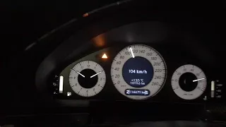 mercedes- benz - w211 e500 acceleration 0-255 km/s